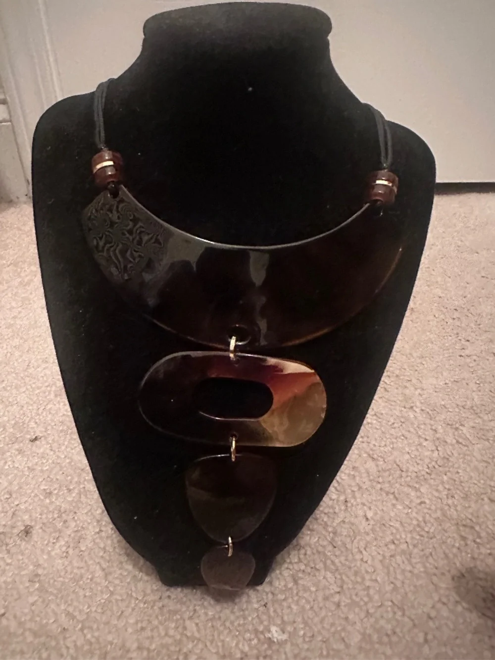 Brown Statement Necklace